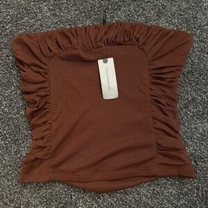 Anthropologie Ruched Tube Top